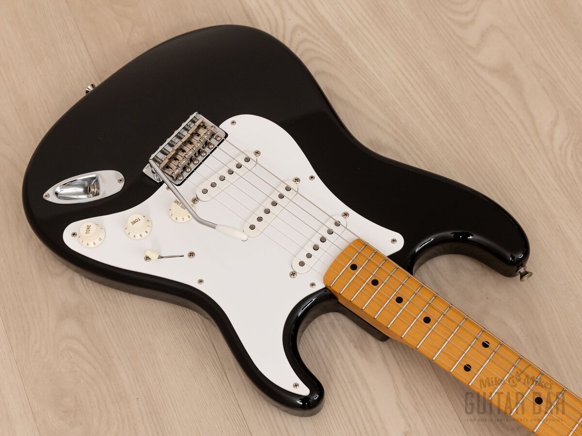 2008 Fender Stratocaster '57 Vintage Reissue ST57-TX Black w 2008 Fender Stratocaster '57 Vintage Reissue ST57-TX Black w