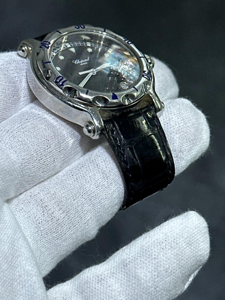 CHOPARD Happy Sport Floating Fish Factory Diamond Bezel  display picture 3
