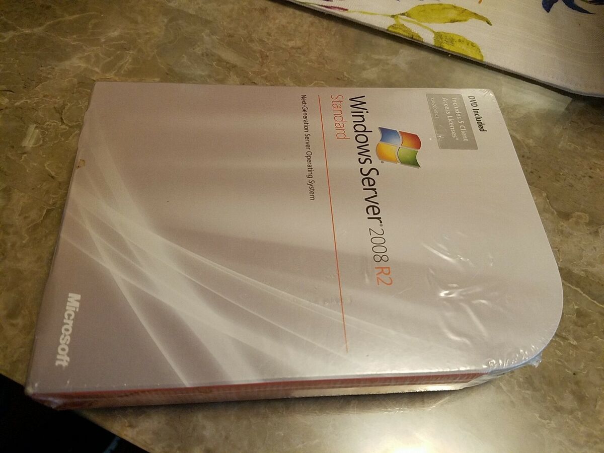 Microsoft Windows Server 2008 R2 Standard 64-Bit (Retail Microsoft Windows Server 2008 R2 Standard 64-Bit (Retail