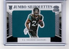 T. J. YELDON 2015 Crown Royale JUMBO SILHOUETTES JERSEY #JS-TY (13/99) JAX