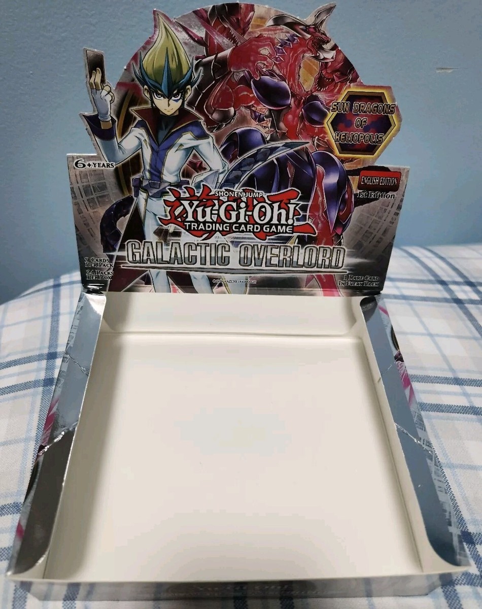 (B) *EMPTY* Yu-Gi-Oh! Galactic Overlord 1st Edition Booster Box