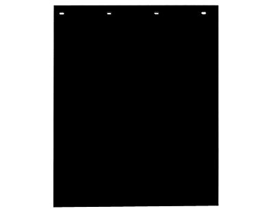 Buyers Products Two Pack Black Polymer Mudflaps 24x30 Inch RC30PPB