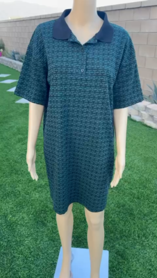 ZARA JACQUARD GREEN COLLARED SHIRT DRESS SIZE MEDIUM STYLISH AND ...