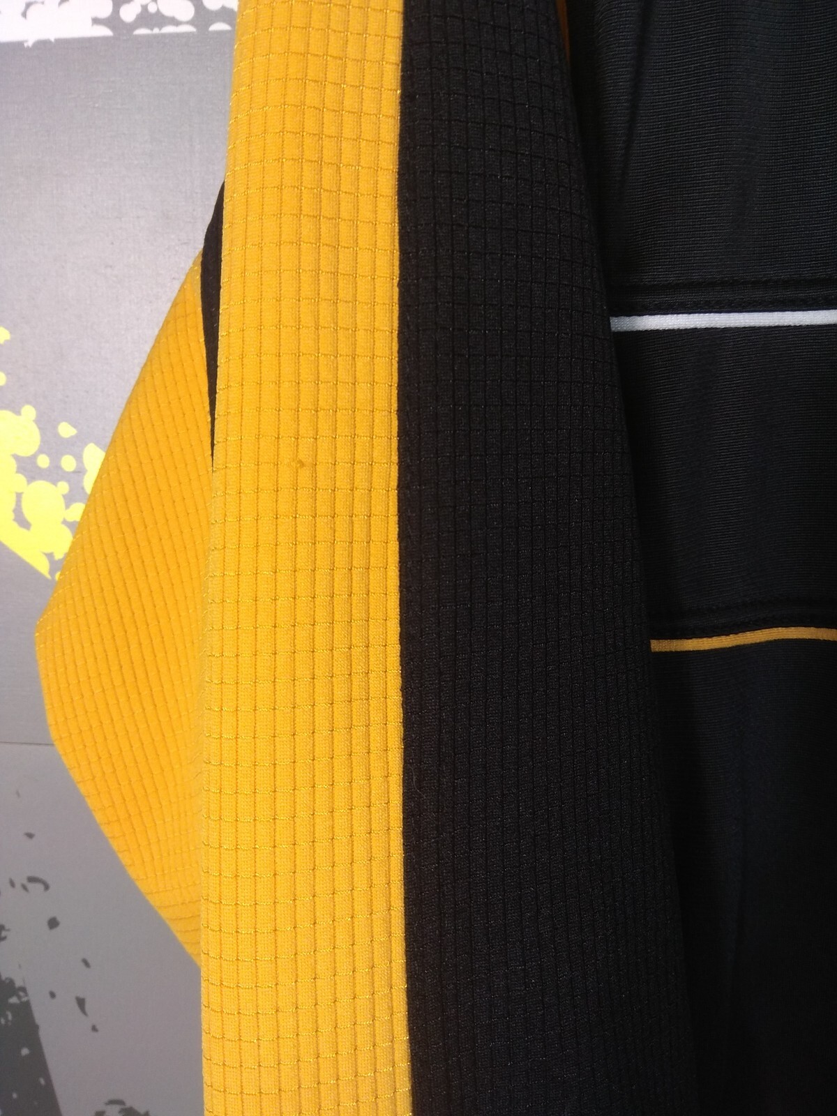 Puma King Vintage Jacket With Zipped Black/Yellow Polyester Mens Size M ig93 image 5