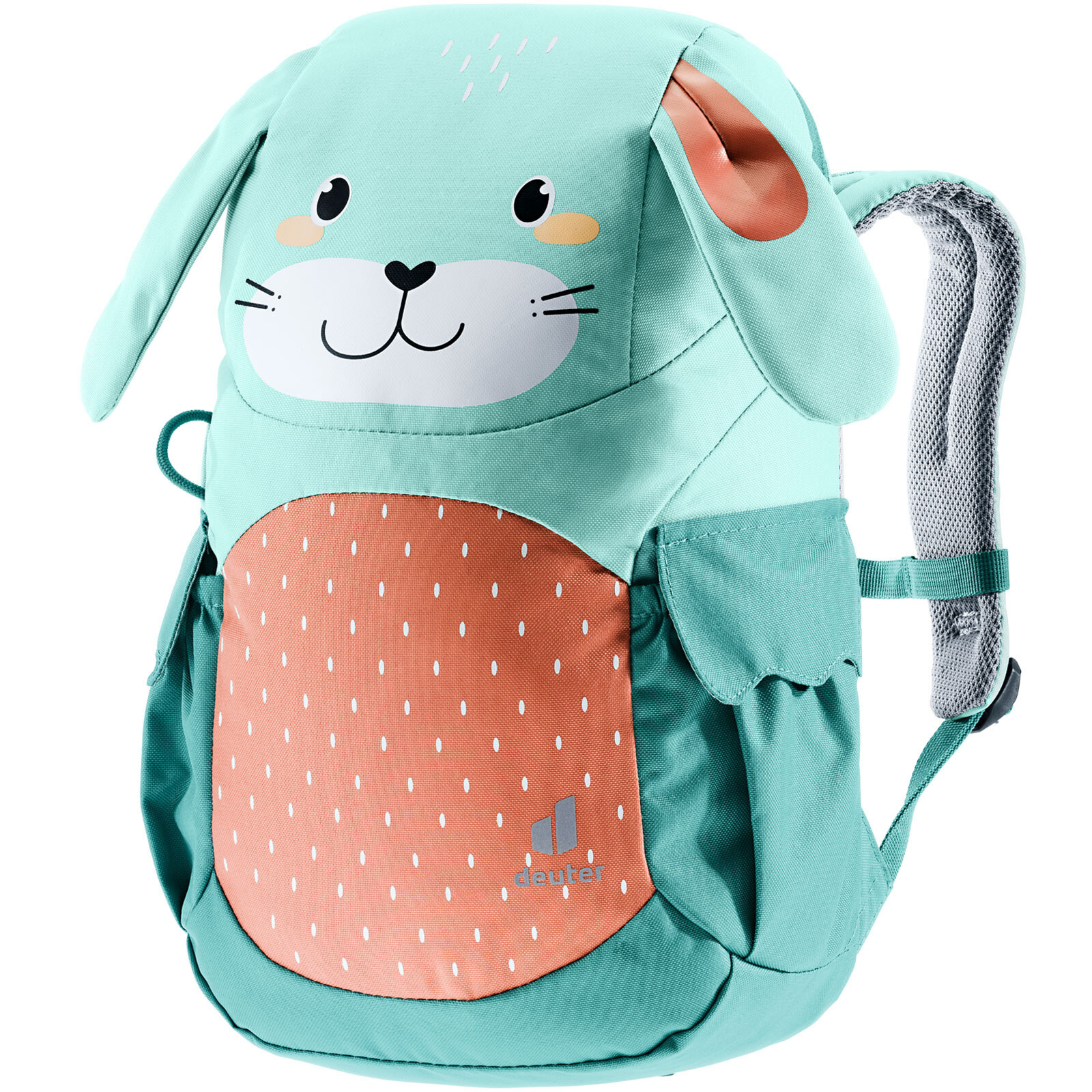 Deuter Kikki Mochila Infantil Mochila Diurna Animal Conejo Turquesa NUEVO