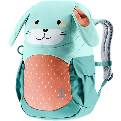 Deuter Kikki Kinder-Rucksack Kinderrucksack Tagesrucksack Tier Hase Türkis NEU - Bild 1 von 4