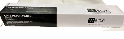 WBox Technologies Patch Panel Cat 6 24 Port C6PP24