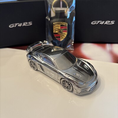 Genuine Porsche 718 Cayman GT4 RS Aluminum Free Key Fob 1:43