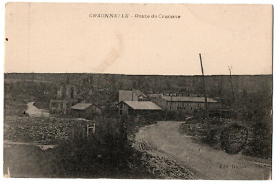 CPA 02 - CRAONNELLE (Aisne) - Route de Craonne