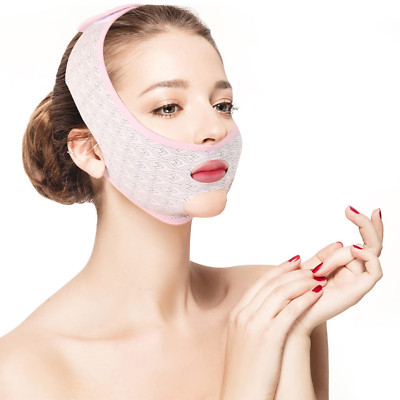 V Line Sculpting Sleep Mask: Reusable Face & Double Chin Shaper