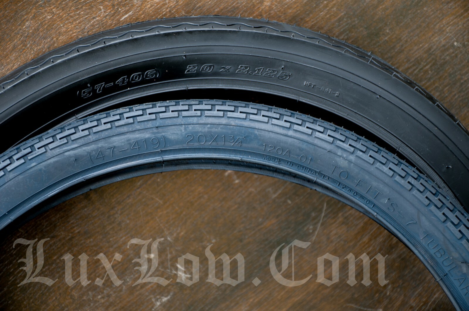 Pneus Vintage Duro Pour Stingray/Schwinn - 20" Brick (S-7) Et Slick (S-2) - New Old Stock (NOS) - Pour Vélo Muscle/lowrider
