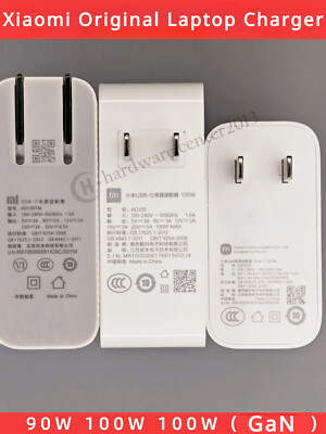 Xiaomi Original Laptop 100W Charger 90W PD Fast Charging Adapter AD100G 5A Cable