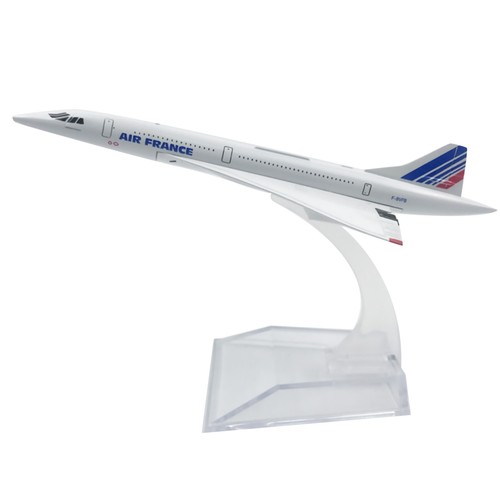 16cm Air France Concorde Plane Airways Model Toy Diecast Collection - Picture 3 of 11