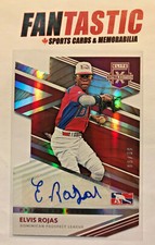 2020 Elite Extra Edition Prime Numbers Die Cut Auto RED /39 #197 Elvis Rojas