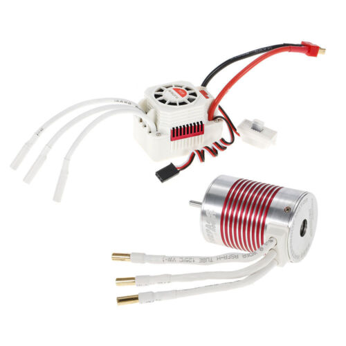 Rc Waterproof Brushless Esc Motor for Kyosho Fazer Dirthog Scorpion Tf7 Rage Rb6 - Picture 2 of 8