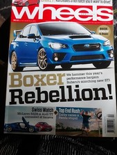 WHEELS CAR MAGAZINE April 2014 * BOXER REBELLION *