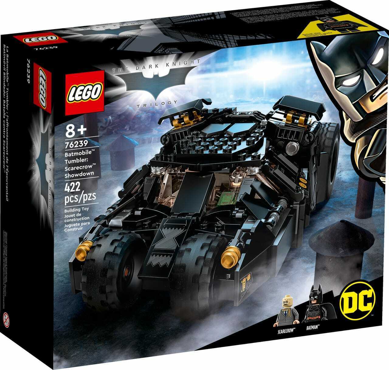 Lego DC Batman Batmobile Tumbler: Scarecrow Showdown Kit #76239 (422 Pieces) New