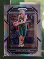 Lauren Jackson  2023 Panini Prizm WNBA  Silver Holo Storm #64