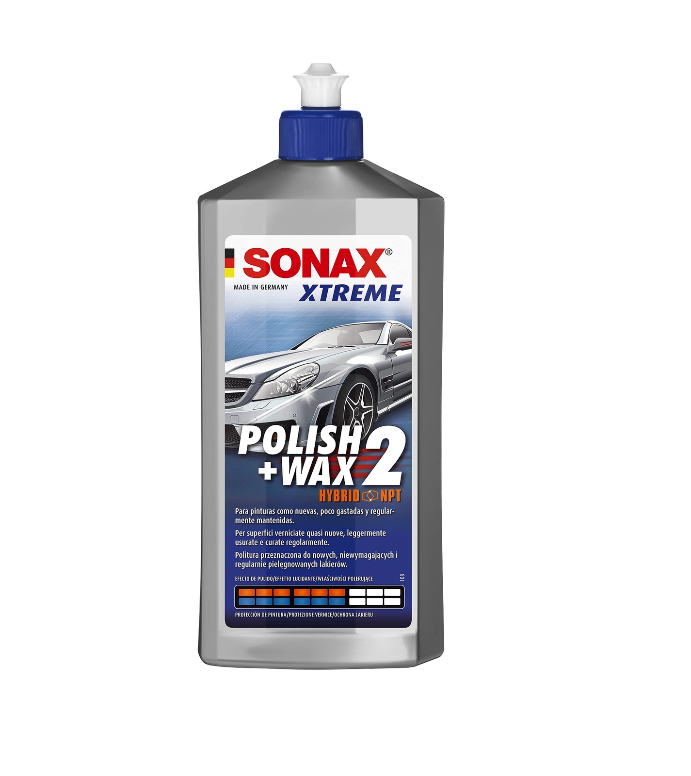 SONAX XTREME Polish+Wax 2 (500 ml) polish per superfici verniciate quasi (z0W)