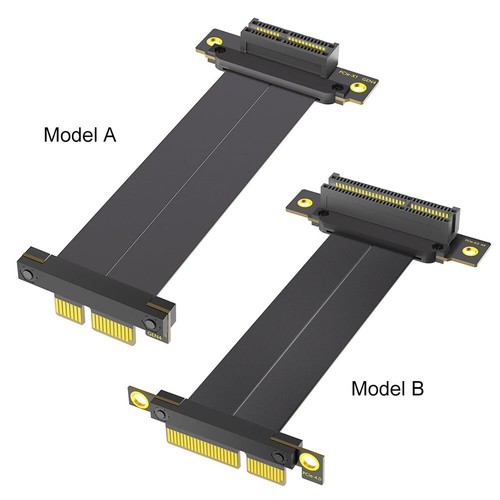 PCI-E 4.0 X1/X4 Riser Cable PCIE Gen 4 Flexible High Speed Riser Cable for GPU - Afbeelding 7 van 18