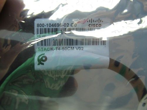 Cisco STACK-T4-50CM V02 | 800-104696-02 C0 | Stacking Cable 72-101366-02 - Afbeelding 3 van 4