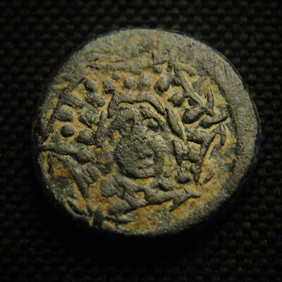 Æ Amastris Paphlagonia Aegis Gorgon Rv AMAΣ-TPE Nike Palm 8.22 grs 22mm 85-65 BC