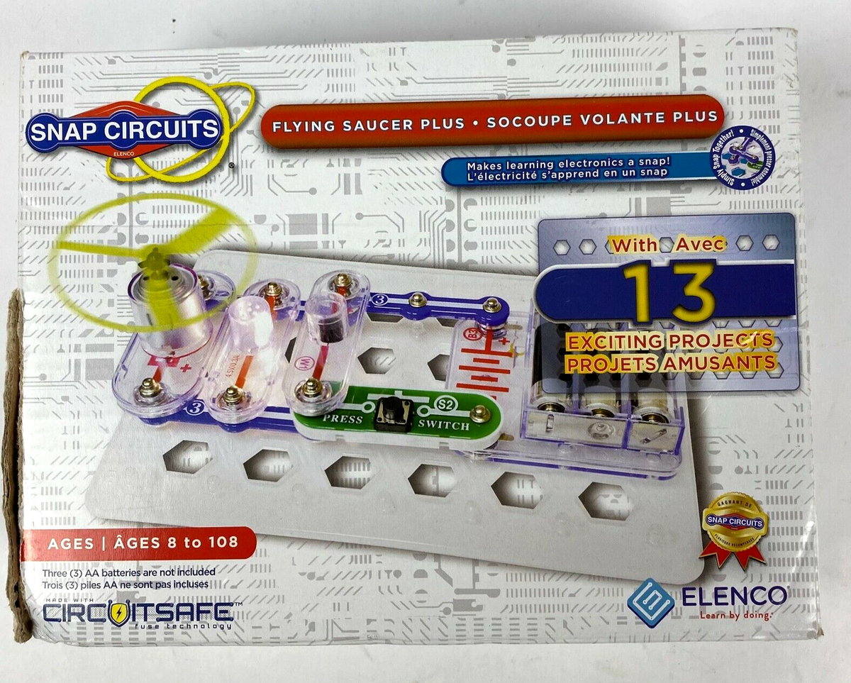 Elenco Electronics FLYING SAUCER Plus Snap Circuits Builder Maker