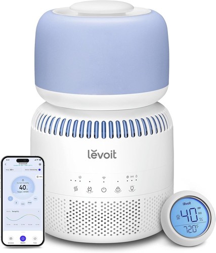 Sprout Humidifier: 3.8L Whisper-Quiet Evaporative Design with Mobile App Control - Picture 3 of 9