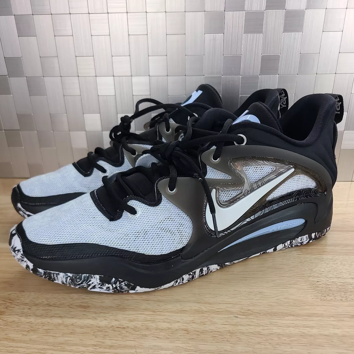 Nike KD15 KD 15 EP Brooklyn Nets Kevin Durant Black Blue Mens Size 15 DC1975-101
