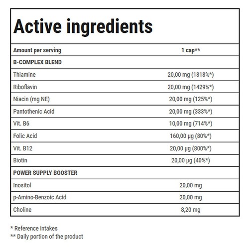 VITAMIN B COMPLEX - Konzentration, Energie, B-Komplex, Stärkung des Nervensystem - Bild 3 von 8
