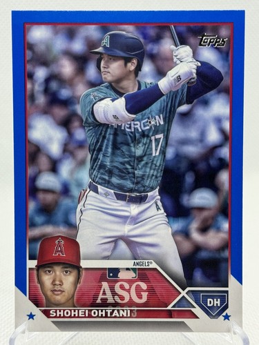 985. Shohei Ohtani 2023 Topps Update Series All Star Game SP Blue #ASG-6