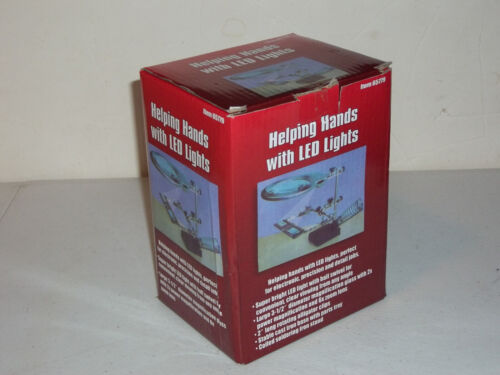 Helping Hands with LED Lights. For Electronics, Detail Work, Soldering Etc. L@@K
