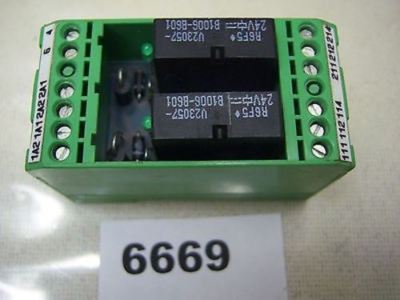 Phoenix Contact Din rail Terminal Block EMG 37-2REL/KSR-G 24/2X21/S080