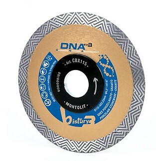 Montolit CBX 115 DNA EVO 3 | Disco Diamantato Professionale Gres 115mm