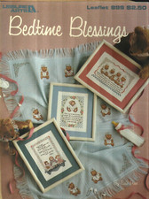 NEW BEDTIME BLESSINGS 4 BABY DESIGNS LEISURE ARTS CROSS STITCH PATTERN LEAFLET