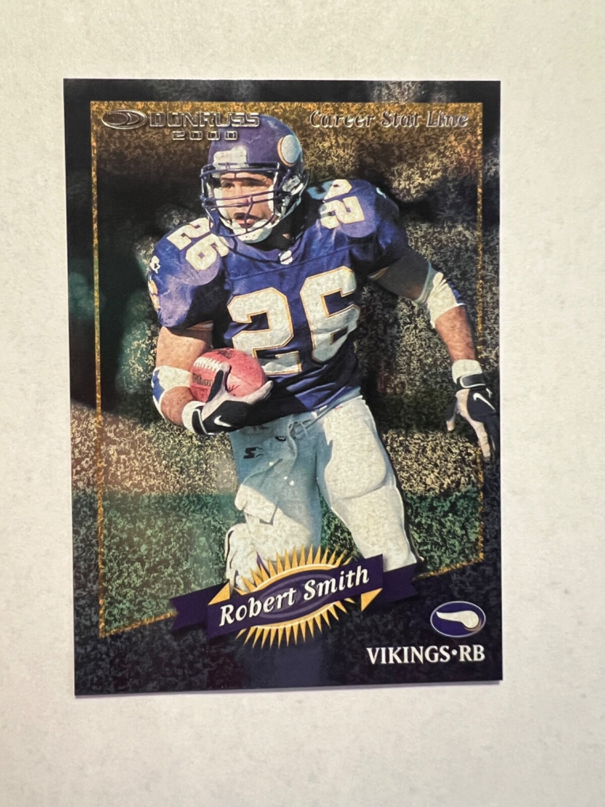 2000 Donruss Stat Line Career #85 Robert Smith #'d 55/78 Vikings