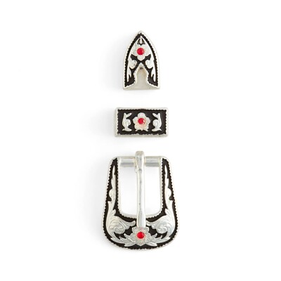 Tandy Leather Floral Hatband Buckle Set 3/8'' 81000-05