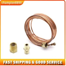 Mechanical Oil Pressure Gauge 72" Copper Line Tubing Install Kit SE-AG96 3224