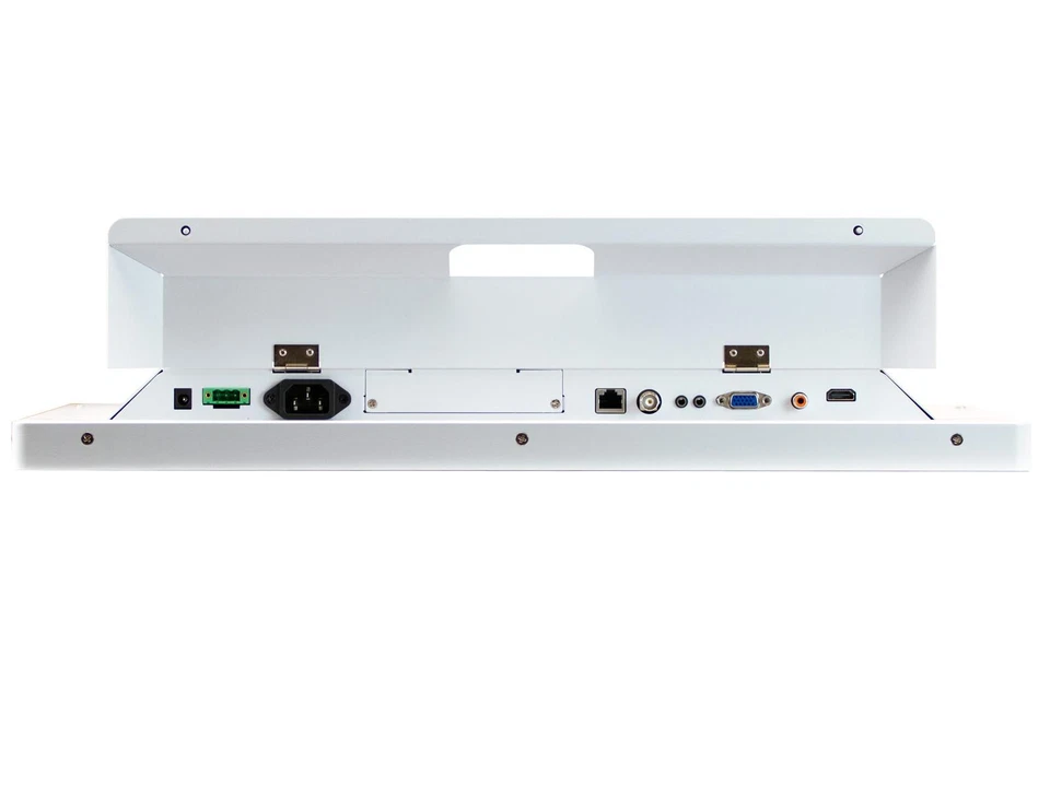 ViewZ VZ-PVM-I2W3N 23.6in 1920x1080 IP Based Public View Monitor w 2MP Cam/White - Image 4 of 4