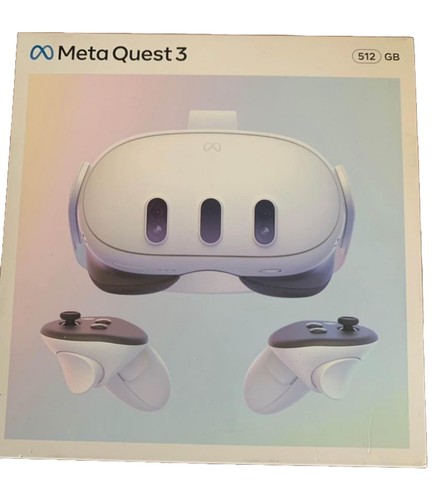 Meta Quest 3 512GB - White Brand New And Sealed + Meta Quest 3 Elite Strap