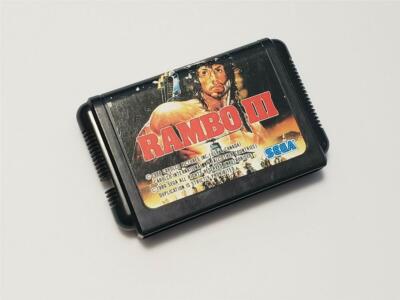 Sega Mega Drive Rambo III Japan MD game US Seller
