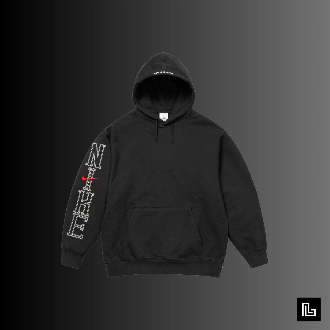 Nike x Supreme Hoodie Black /Noir SS24 size M