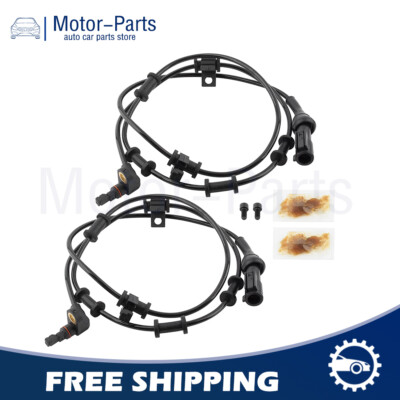 2pcs Front ABS Wheel Speed Sensor Fit for Ford Expedition 2003-2004 4.6L