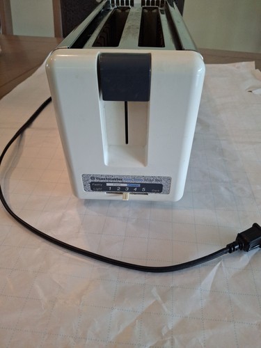 Vintage Toaster 2 Wide Slot Toastmaster Vintage Cool Steel Toast D189