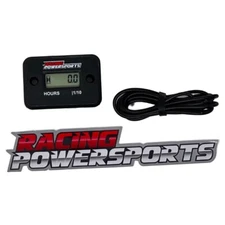 RacingPowerSports Digital Hour Meter Motorcycle ATV Snowmobile Dirt Bike Black