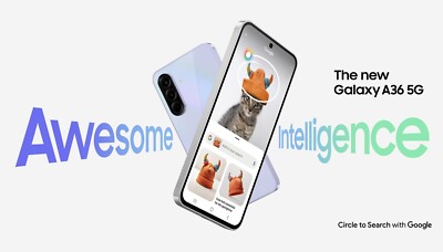 Samsung Galaxy A36 5G (A366E/DS) 256GB/8GB RAM Unlocked New Free 2