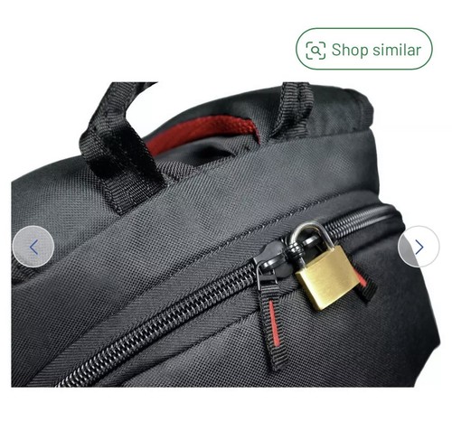 Port Designs Houston 17 Inch Laptop Backpack - Black - Afbeelding 5 van 10