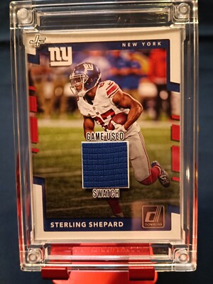 2022 Jersey Fusion Sterling Shepard SS19 2019 Game Worn Swach  NY Giants + Bonus