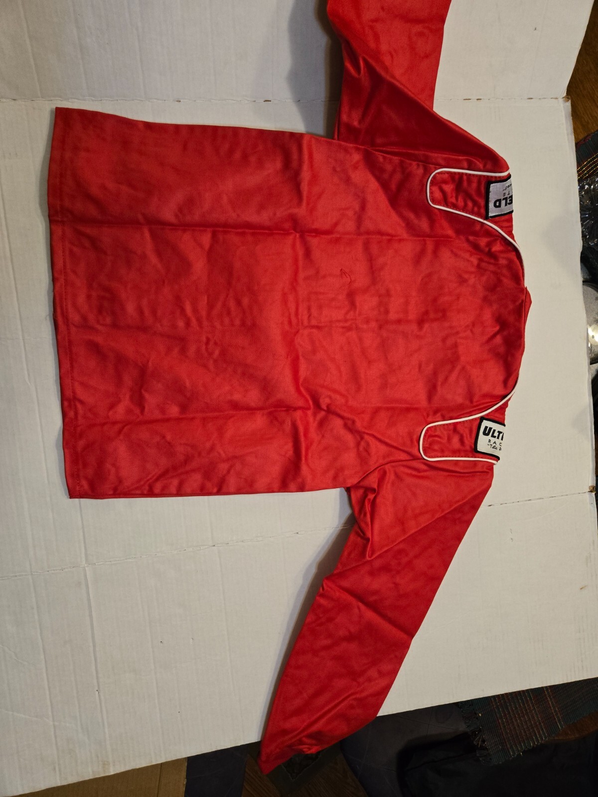 Ultra Shield Racecar Driver Jacket Red Size Junior Large 8-10 Sfi 3-2A/1