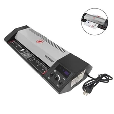A3 Commercial Thermal Laminator 4 Rolls Pouch Film Hot&Cold Laminating Machine